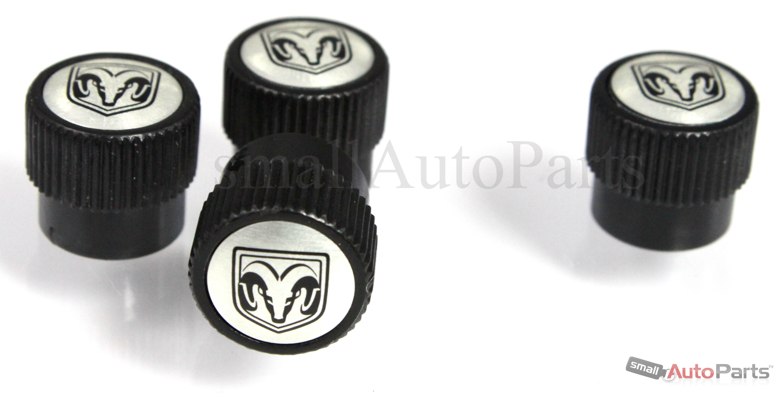 auto parts store logo Dodge Silver Logo Black ABS Tire/Wheel Stem air Valve CAPS set